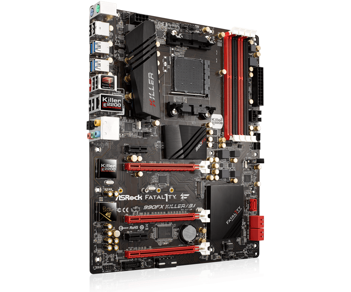 Asrock Fatal1ty 990FX Killer/3.1 Motherboard Specifications On